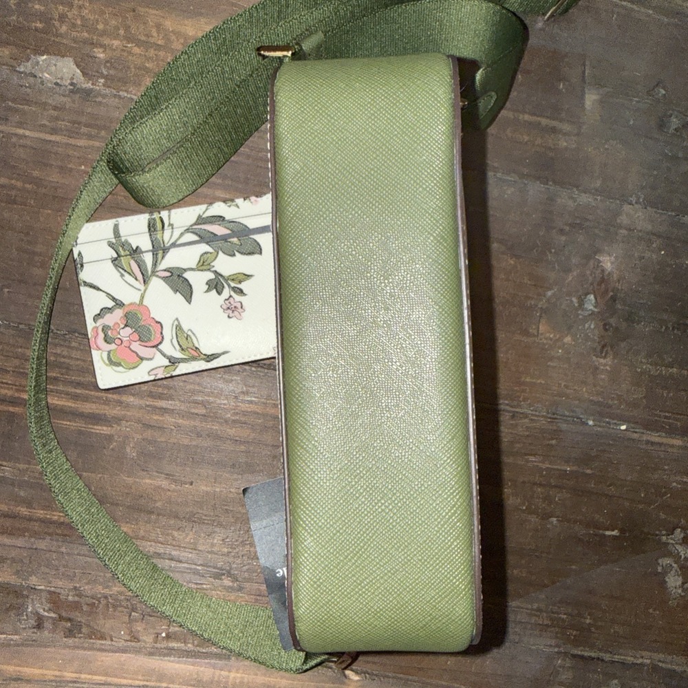 Kate Spade Oh Snap Forest Blooms Camera Bag (Meringue) - NWT (KL887)+card Holder - Picture 11 of 12